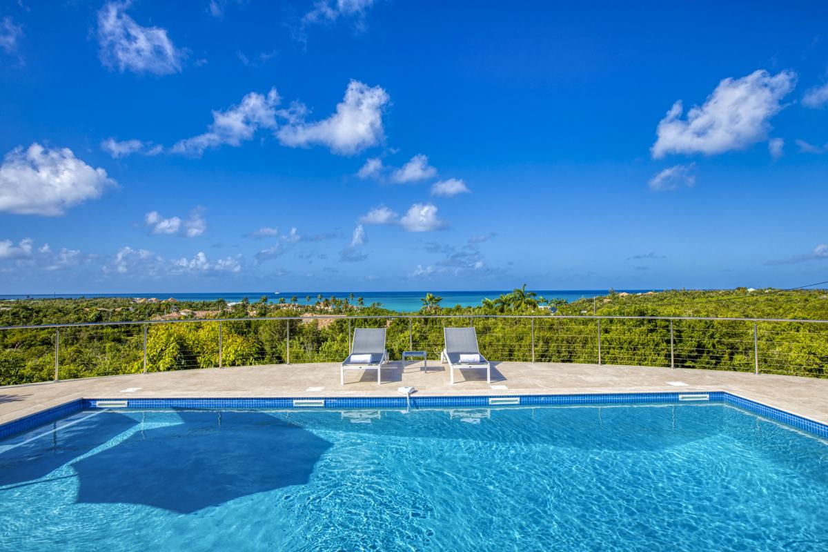 Location villa Saint Martin Terres Basses - villa 4 chambres 8 personnes - A 300m de la plage de Baie aux Prunes - Piscine et Vue mer (2)